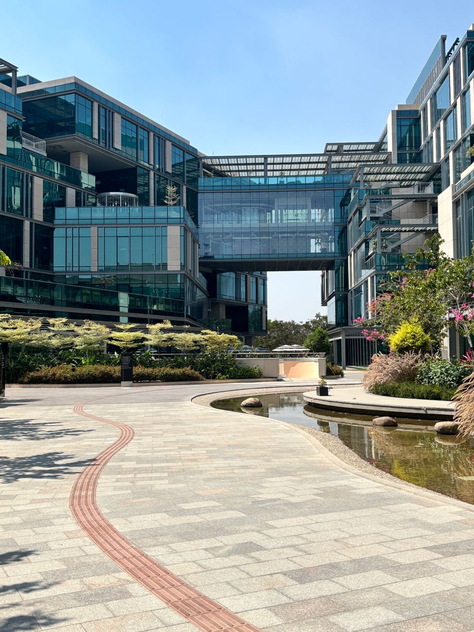 modern office buildings in hyderabad tech park